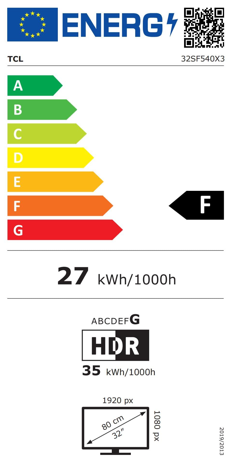 TCL 40SF540 - Téléviseur Intelligent FHD 40 Pouces - HDR & HLG-Dolby Audio-DTS Virtual X/DTS-HD-Metal Bezel-Less-Dual-Band WiFi 5-avec système Fire OS 7