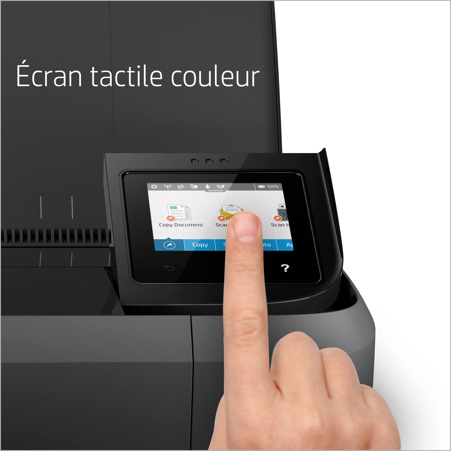 HP OfficeJet 250 Imprimante tout-en-un portable (Photocopie, Scan, Impression, Chargeur automatique de documents 10 pages, Recto/Verso manuel, Wifi)