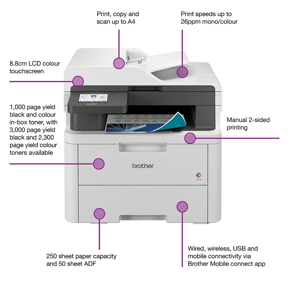 DCP-L3560CDW Laser MFP LED SLD