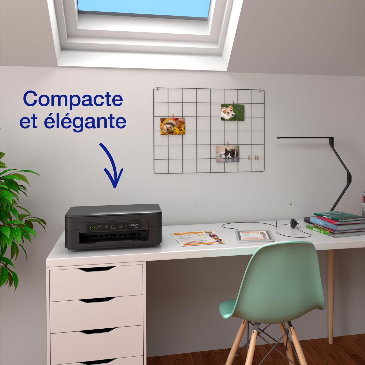 EPSON Expression Home XP-2200 | Imprimante 3-en-1 - Impression, Numérisation, Copie - WiFi Direct, Ultra-compacte, Cartouches séparées, Facile à configurer, Encres abordables