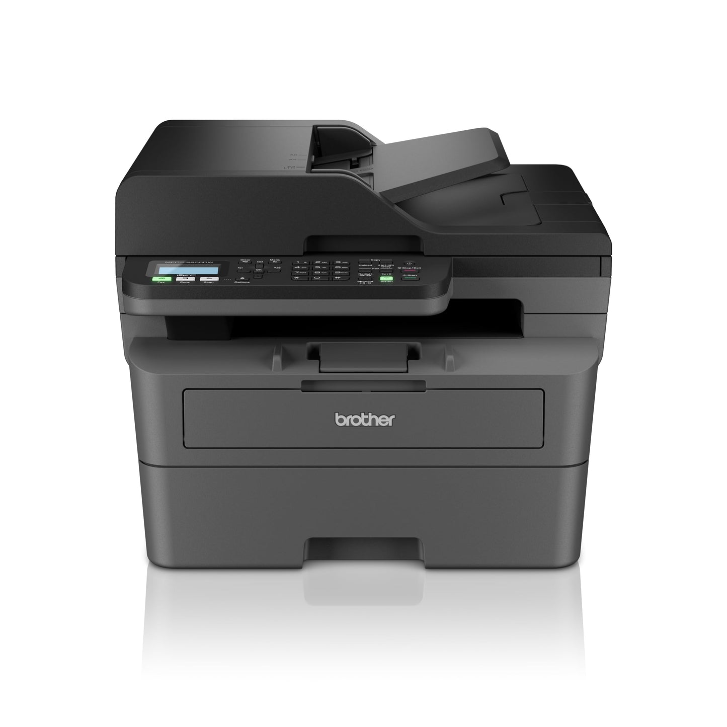 Brother MFC-L2800DW | Imprimante Multifonction 4 en 1 (Impression/Scan/Copie/Fax) Laser Monochrome | WiFi/Ethernet | Recto-Verso | Éligible au Forfait EcoPro