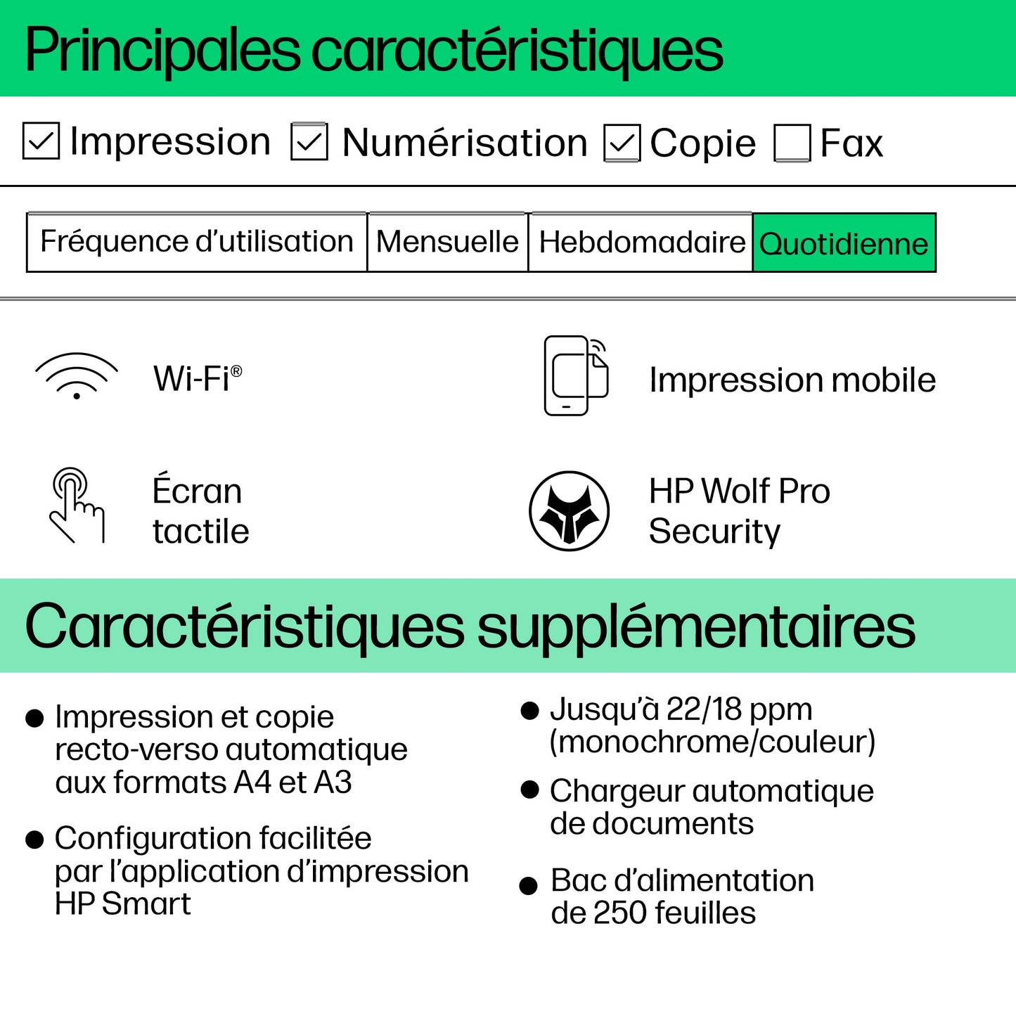 HP OfficeJet Pro 9720e Imprimante tout en un - Jet d'encre couleur – 3 mois d'Instant Ink inclus avec HP+ (Impression/Copie/Scan/A4 et A3, Chargeur automatique de documents, Recto/Verso auto, Wifi)