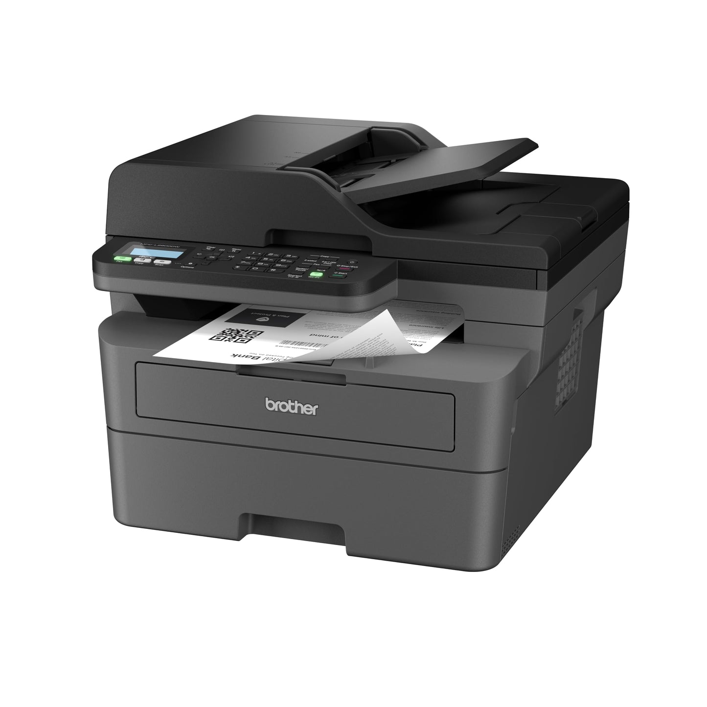 Brother MFC-L2800DW | Imprimante Multifonction 4 en 1 (Impression/Scan/Copie/Fax) Laser Monochrome | WiFi/Ethernet | Recto-Verso | Éligible au Forfait EcoPro