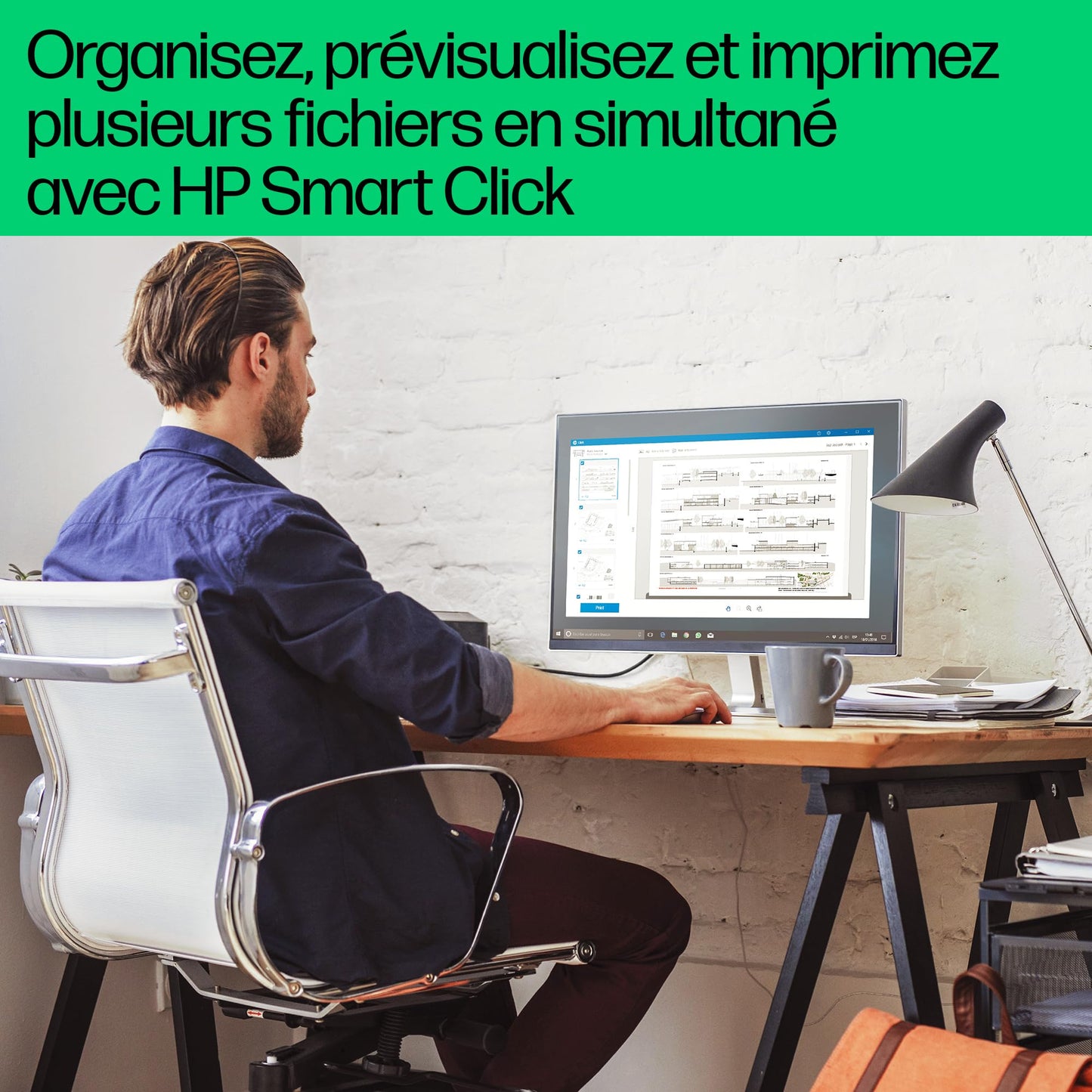 HP OfficeJet Pro 9720e Imprimante tout en un - Jet d'encre couleur – 3 mois d'Instant Ink inclus avec HP+ (Impression/Copie/Scan/A4 et A3, Chargeur automatique de documents, Recto/Verso auto, Wifi)